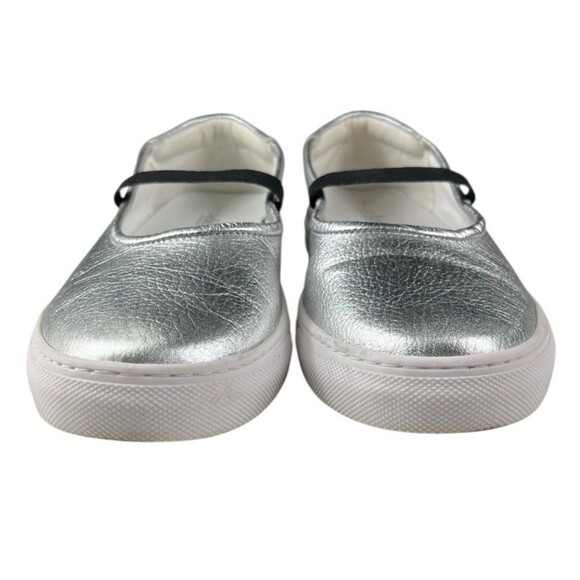 Seychelles Moon Child Metallic Leather Upper Mary Jane Style Flats Silver Size 9 - Picture 5 of 15